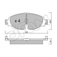 822-950-0 CIFAM КомплеК т гальмівних колодок, дискове гальмо