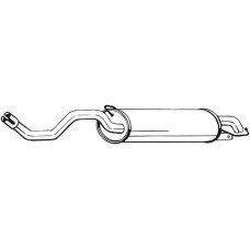 279-399 BOSAL Глушник вихлопних газів кінцевий