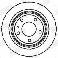 561477JC JURID Гальмівний диск