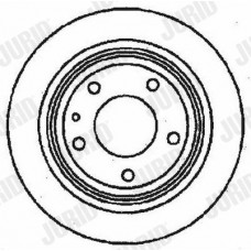 561477JC JURID Гальмівний диск