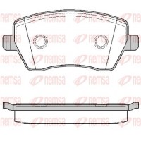 0987.00 REMSA Комплект гальмівних колодок дисковий гальм