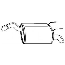 41674 SIGAM Глушник вихлопних газів кінцевий