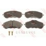 GDB2044 TRW Комплект гальмівних колодок дисковий гальм