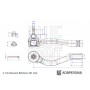 ADBP870068 BLUE PRINT Наконечник поперечної кермової тяги
