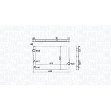 350213163500 MAGNETI MARELLI Радіатор охолодження двигуна