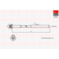 Комплект болтів головки циліндра FAI-AutoParts B1018