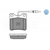 0252190417W MEYLE КомплеК т гальмівних колодок, дискове гальмо