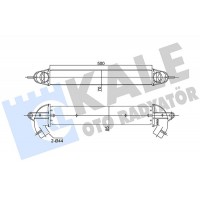 157000 KALE OTO RADYATÖR Интеркулер