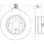 8DD 355 107-771 HELLA PAGID Гальмівний диск