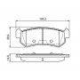 0 986 494 133 BOSCH Комплект гальмівних колодок дисковий гальм