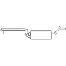 26419 SIGAM Середній глушник вихлопних газів
