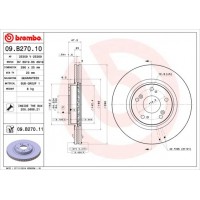 09.B270.10 BREMBO Гальмівний диск