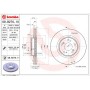 09.B270.10 BREMBO Гальмівний диск