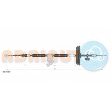 06.0221 ADRIAUTO Тросик, cтояночный тормоз