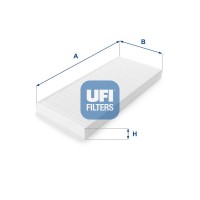 53.069.00 UFI Фільтр повітря у внутрішньому просторі