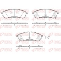 1750.12 REMSA КомплеК т гальмівних колодок, дискове гальмо