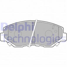 LP1806 DELPHI Комплект гальмівних колодок дисковий гальм