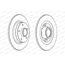 DDF1731-1 FERODO Гальмівний диск