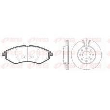 8986.00 REMSA Комплект гальм дисковий гальмівний механізм