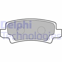 LP1864 DELPHI Комплект гальмівних колодок дисковий гальм