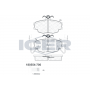 180554-700 ICER КомплеК т гальмівних колодок, дискове гальмо