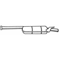 35402 SIGAM Середній глушник вихлопних газів