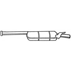 35402 SIGAM Середній глушник вихлопних газів