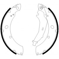 8DA 355 051-311 HELLA PAGID Комплект гальмівних колодок