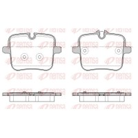 1954.00 REMSA Комплект гальмівних колодок дисковий гальм