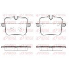 1954.00 REMSA Комплект гальмівних колодок дисковий гальм