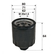 586003 VALEO Масляний фільтр
