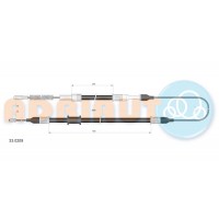 33.0209 ADRIAUTO Тросик, cтояночный тормоз