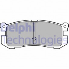 LP624 DELPHI Комплект гальмівних колодок дисковий гальм