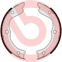 S 56 543 BREMBO Комплект гальмівних колодок, стояночная тормозная система