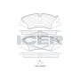 181957 ICER Комплект гальмівних колодок дисковий гальм