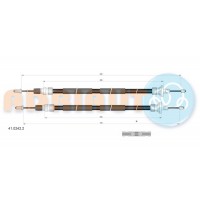 41.0242.2 ADRIAUTO Тросик, cтояночный тормоз