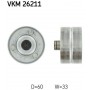 VKM 26211 SKF Паразитный / Ведущий ролик, Зубчастий ремінь