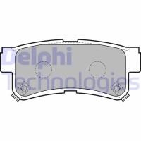 LP1765 DELPHI КомплеК т гальмівних колодок, дискове гальмо