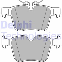 LP3167 DELPHI Комплект гальмівних колодок дисковий гальм