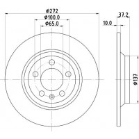 8DD 355 132-701 HELLA Гальмівний диск