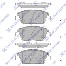 SP1397 Hi-Q Комплект гальмівних колодок дисковий гальм