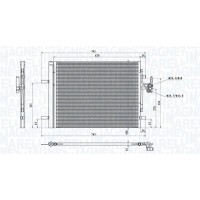 350203873000 MAGNETI MARELLI Конденсатор кондиціонера