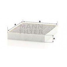 CUK 28 009 MANN-FILTER Фільтр повітря у внутрішньому просторі