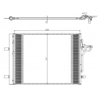 350375 NRF Конденсатор кондиціонера