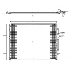 350375 NRF Конденсатор кондиціонера