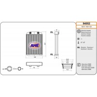 94052 AHE Теплообмінник обігрів салону