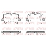 1874.00 REMSA Комплект гальмівних колодок дисковий гальм