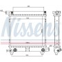 62550 NISSENS Радіатор охолодження двигуна