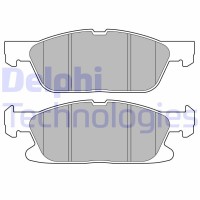LP3704 DELPHI Комплект гальмівних колодок дисковий гальм