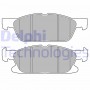 LP3704 DELPHI Комплект гальмівних колодок дисковий гальм